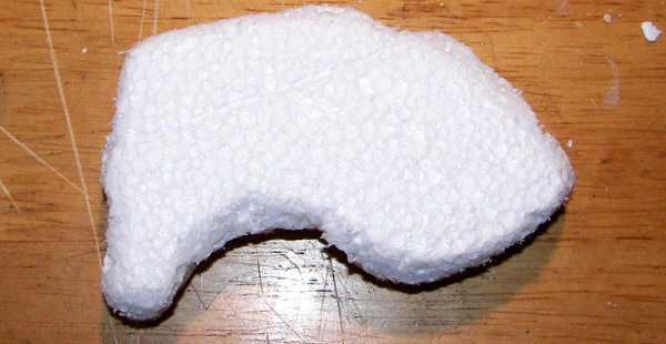 cut styrofoam 